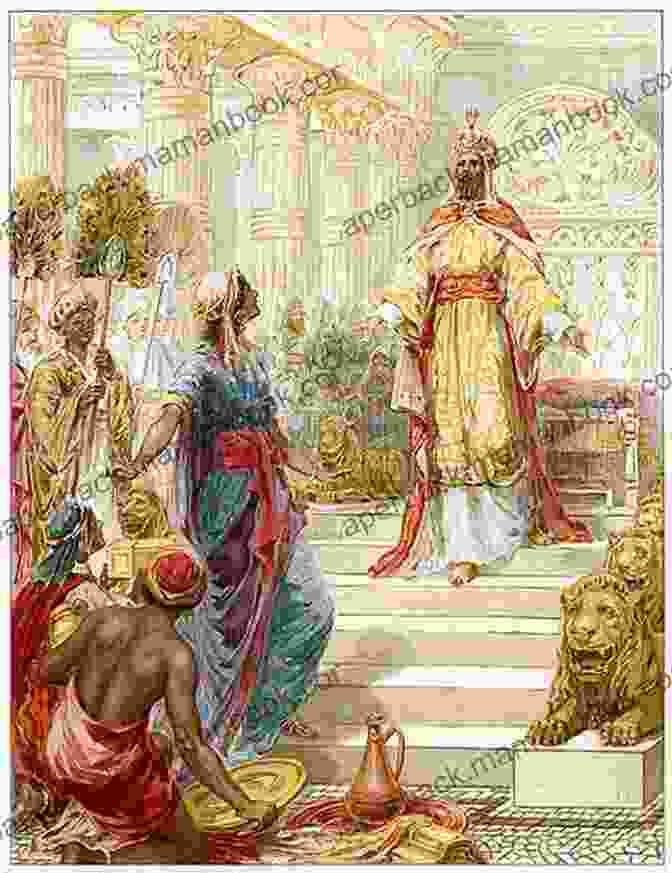 A Beautiful Illustration Depicting Solomon And Sheba Gazing At Each Other With An Expression Of Love And Admiration Wisdom S Daughter: A Novel Of Solomon And Sheba