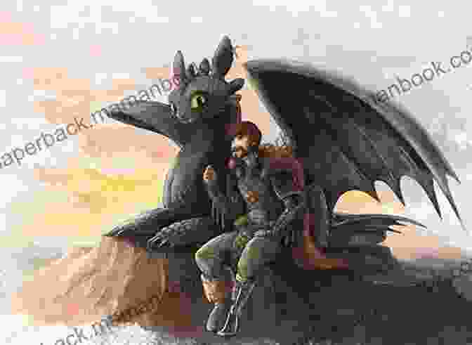 A Smiling Young Boy And His Pet Dragon, Ember, Sharing A Bond Of Friendship And Adventure My Pet Dragon