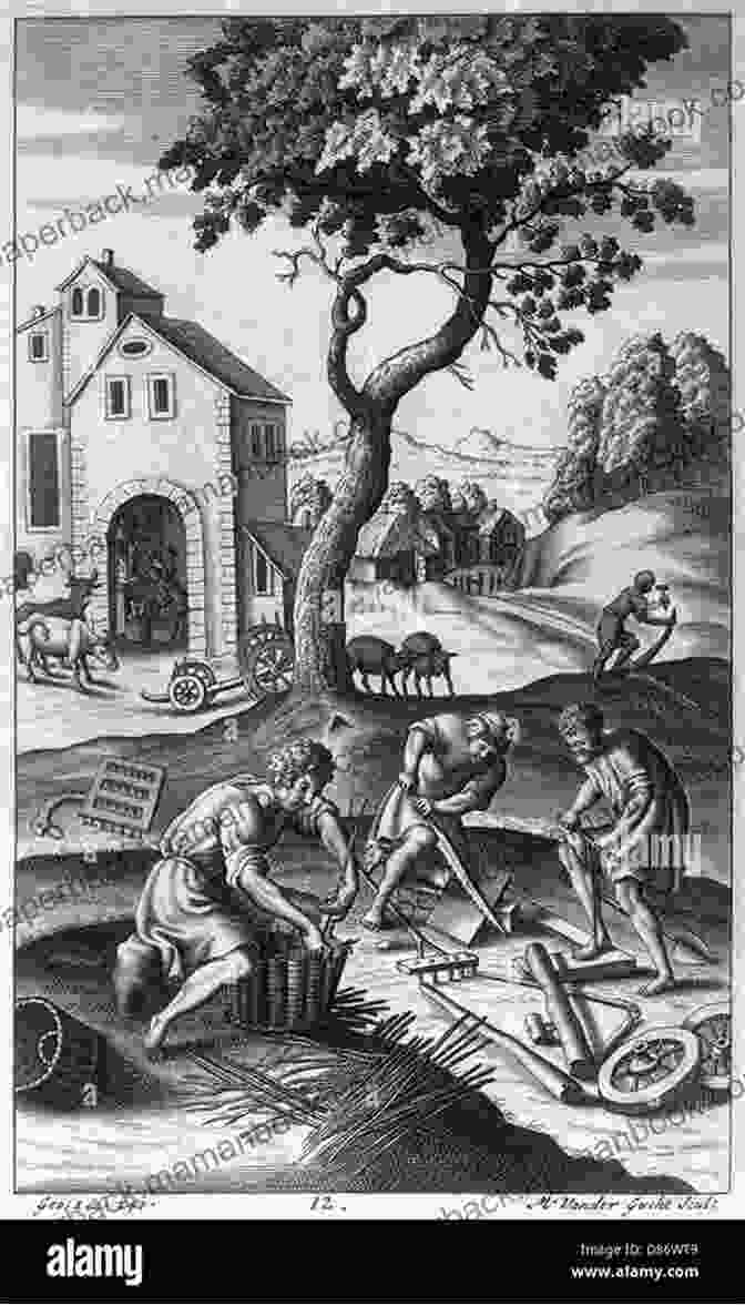 An Illustration From Virgil's Georgics, Depicting Farmers Harvesting Grapes In A Vineyard. Eclogues And Georgics (Dover Thrift Editions: Poetry)