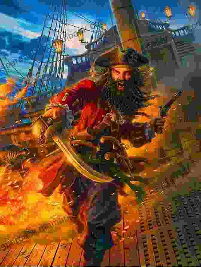 Blackbeard's Pirate Ship, The Adventure, Sails Through Fog, Its Black Sails Billowing In The Wind. Hostile Shores: An Alan Lewrie Naval Adventure (Alan Lewrie Naval Adventures 19)