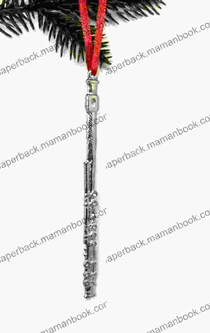Exquisite Christmas Ornament Featuring A Flute Adorned With Festive Decorations Accent On Christmas Holiday Ensembles For Flute (Accent On Achievement)