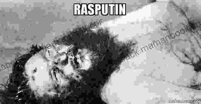 Photograph Of Rasputin's Lifeless Body Lying On A Stretcher, With Visible Wounds And Bloodstains The Story Of Rasputin Demonic Mystic
