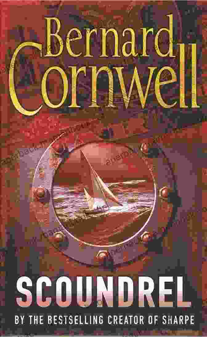 Scoundrel Novel Cover Featuring Captain Jack Steele Standing On The Deck Of A Sailing Ship With A Determined Expression, Facing A Towering Wave Scoundrel: A Novel Of Suspense (The Sailing Thrillers 1)