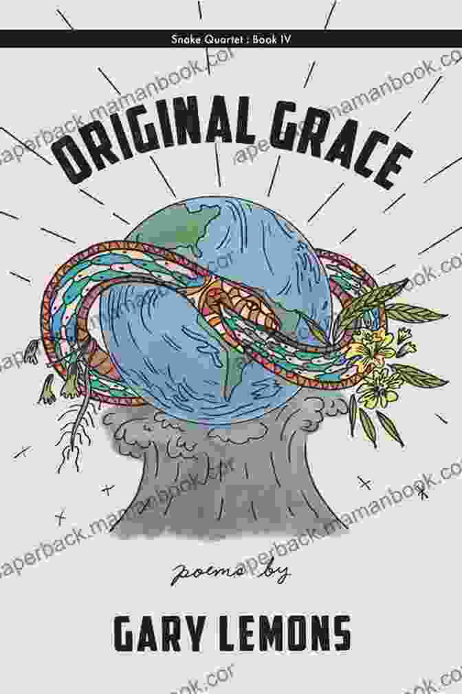 Snake IV: Original Grace By Gary Lemons Book Cover, A Serpent Coiled Around A Cross, Symbolizing The Novel's Exploration Of Sin And Redemption Snake IV: Original Grace Gary Lemons