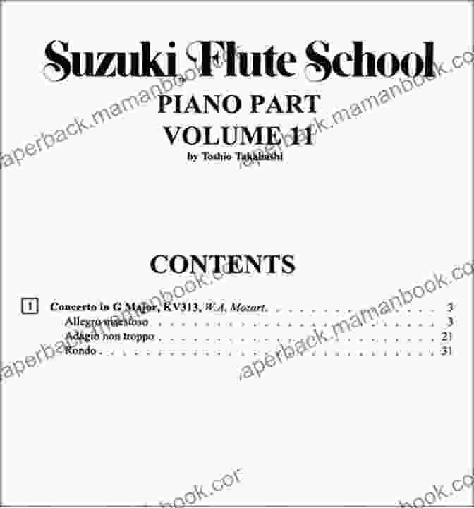 Suzuki Flute School Volume 11 Flute Part Suzuki Flute School Volume 11: Flute Part