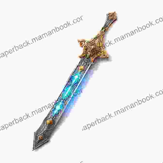 Sword Of The Azure Sky, An Exquisite Sword With A Blade Etched With Celestial Patterns And A Hilt Adorned With Sapphires, Said To Grant The Wielder Control Over The Elements Of Air A Kiss Of Forlorn Beauty (Swords Of Lemuria 5)