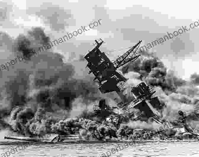 The USS Arizona Sinks After Being Hit By Japanese Bombs During The Attack On Pearl Harbor. Pearl Harbor: The WW2 Attack That Awoke A Sleeping Giant